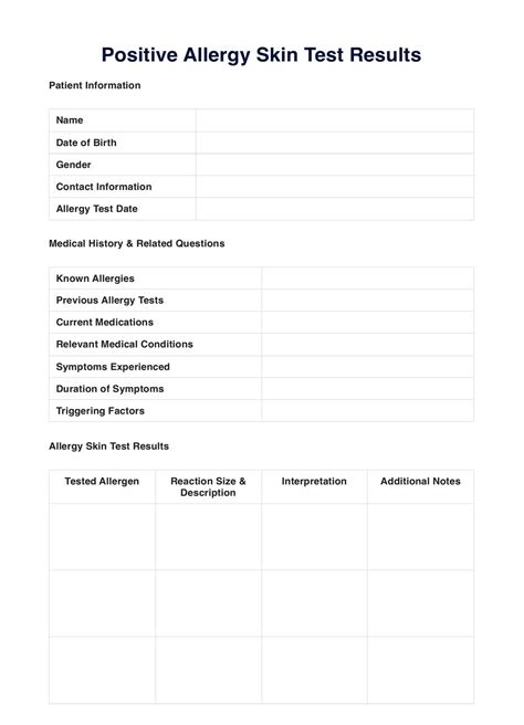 allergy test results chart|Decoding Allergy Skin Test Results: A Comprehensive Chart Guide.